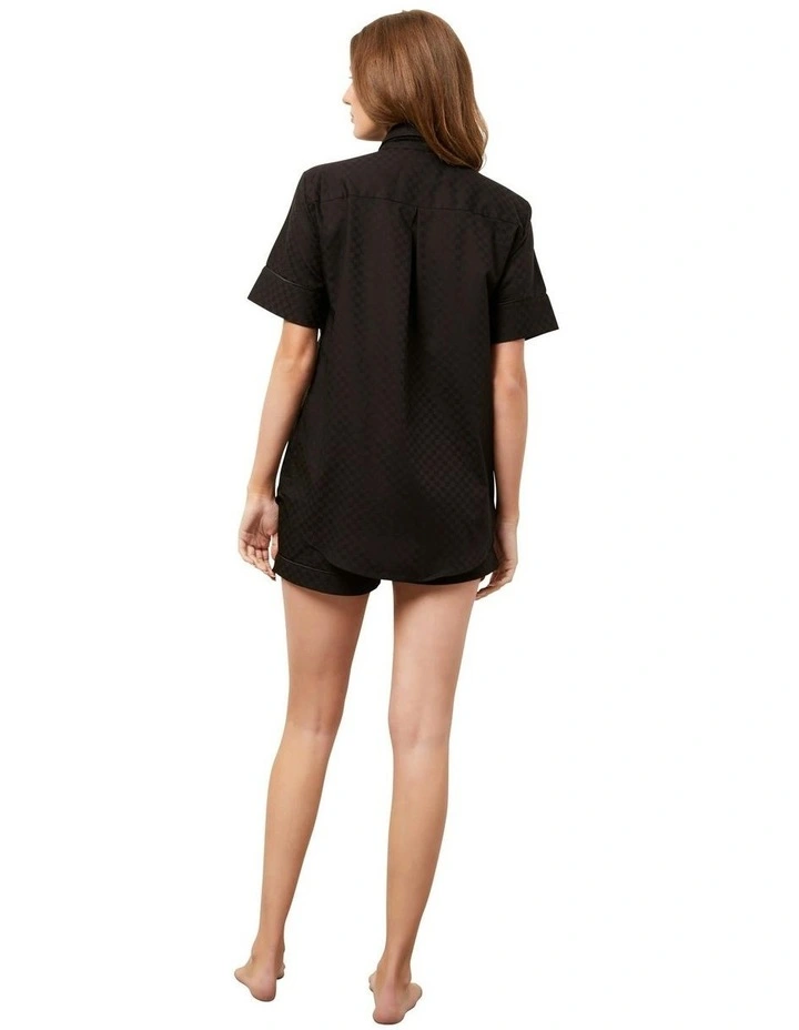 The Ash Boxer Short Set in Black image 2