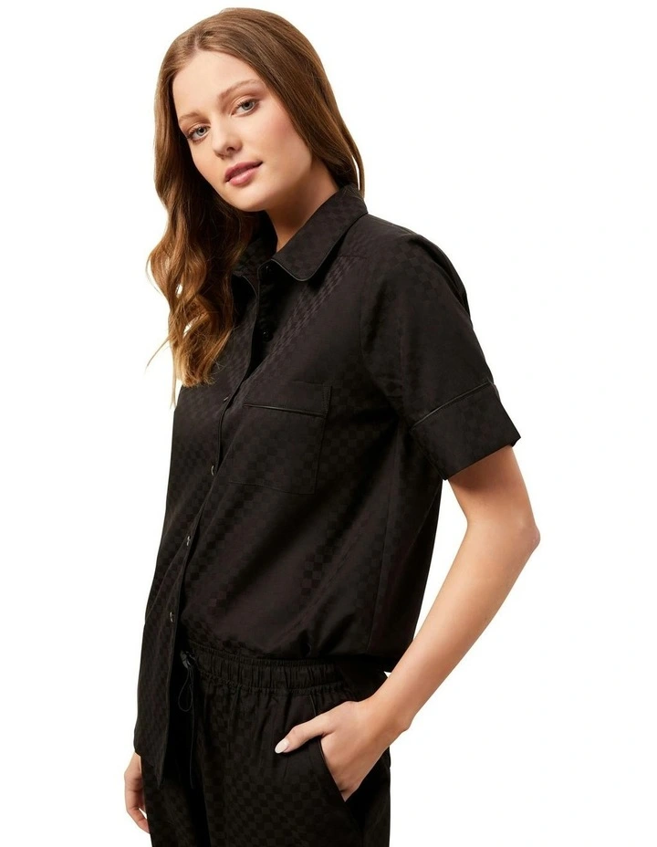 The Ash Boxer Short Set in Black image 3