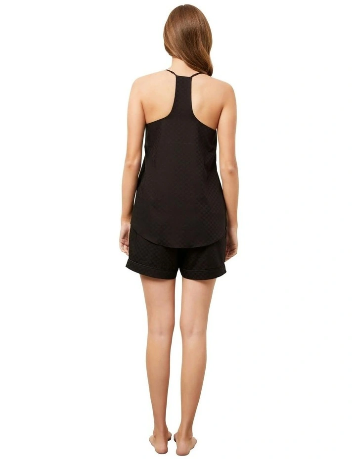 The Ash Camisole Boxer Set in Black image 2