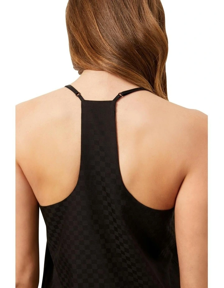 The Ash Camisole Boxer Set in Black image 3