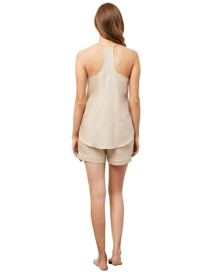 The Sienna Camisole Boxer Set in Beige image 2