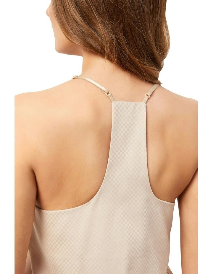 The Sienna Camisole Boxer Set in Beige image 3