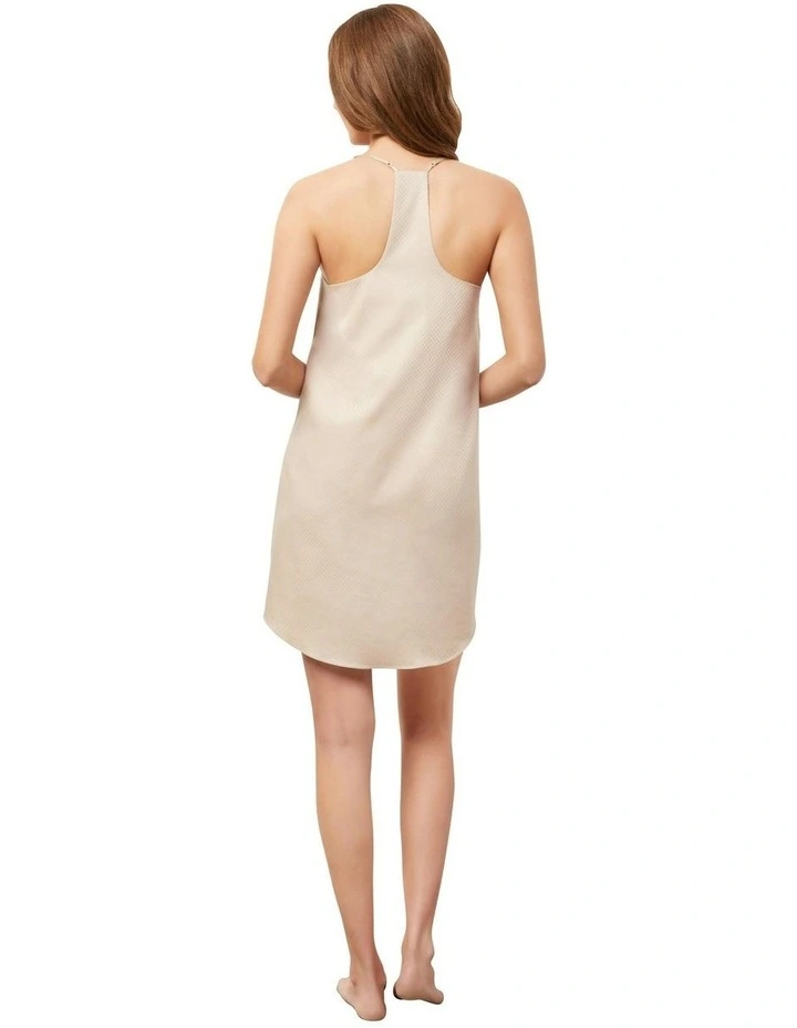 The Sienna Camisole Slip Dress in Beige image 2