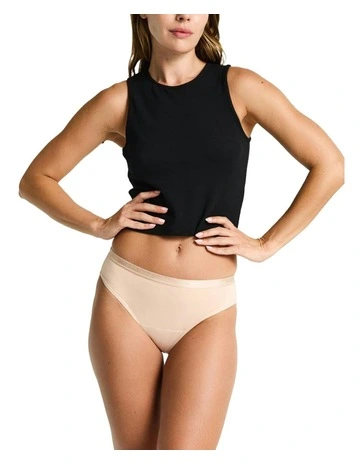 Classic Period Bikini Light Absorbency Beige