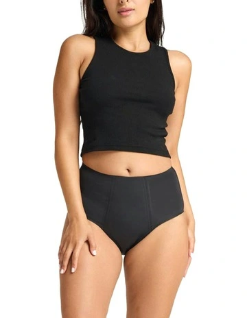 Seamfree Period Full Brief Super Absorbency Black