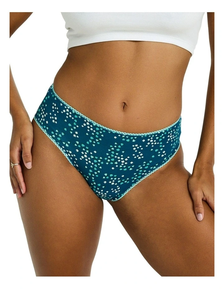 Lola Hi Waist Brief Light-Moderate in Tulip Blue image 4
