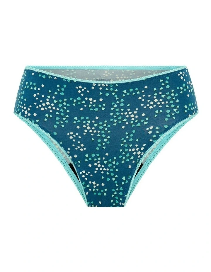 Lola Hi Waist Brief Light-Moderate in Tulip Blue image 5