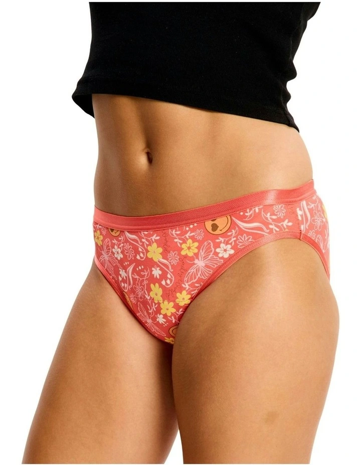 Classic Period Underwear Bikini in Orange image 4