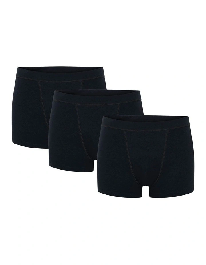 Soft Stretch Seamless Period Underwear Boyshort 3 Pack in Super Absorbency image 1