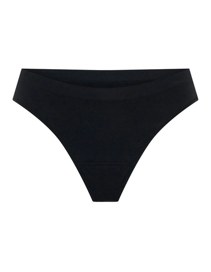Soft Stretch Seamless Period Underwear Thong 2 Pack in Light Absorbency image 6