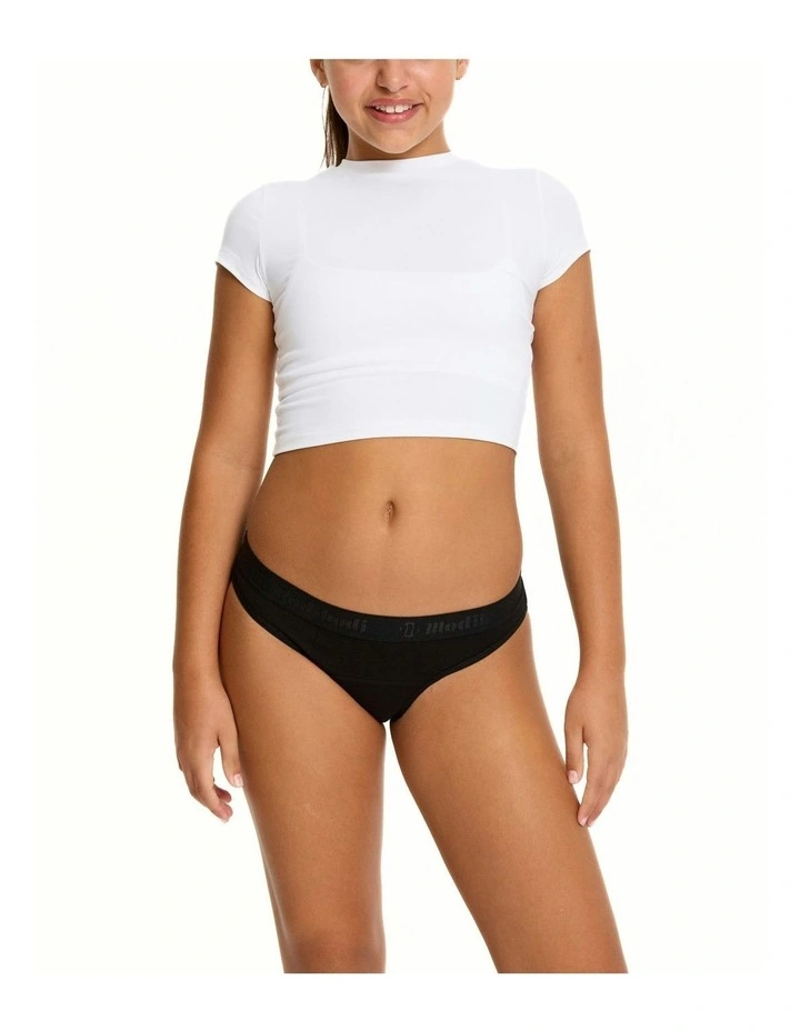 Teen Hipster Period Underwear Bikini 3 Pack in Moderate Absorbency image 3