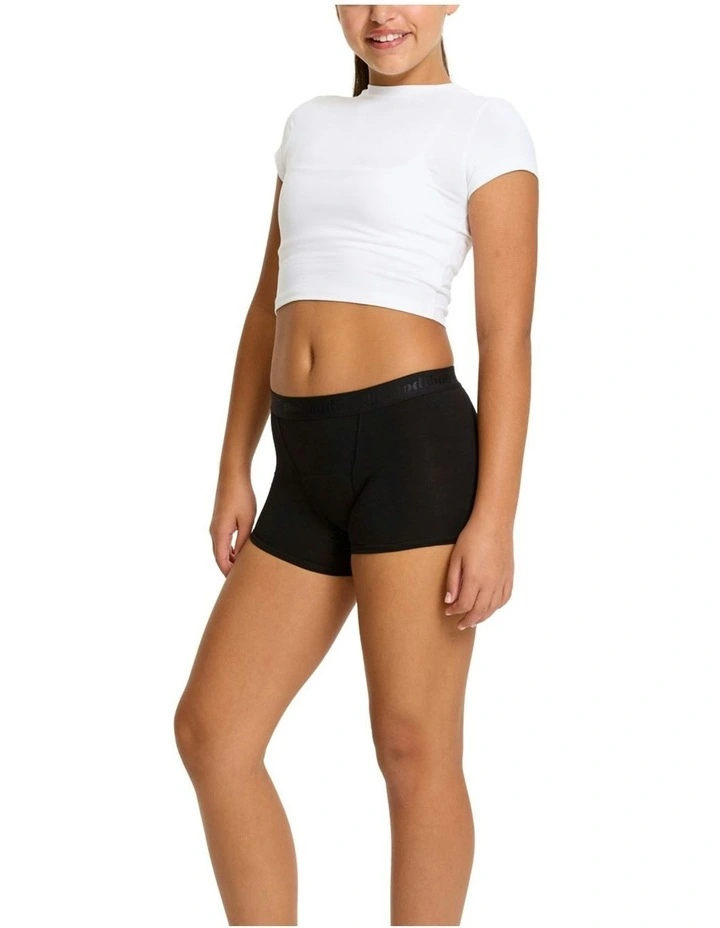 Teen Hipster Period Underwear 3 Pack in Black image 4