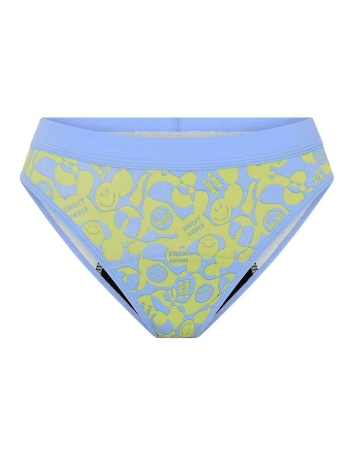 Teen Smiley World Moderate Absorbency Hipster Bikini in Green image 5