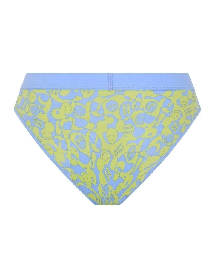 Teen Smiley World Moderate Absorbency Hipster Bikini in Green image 6