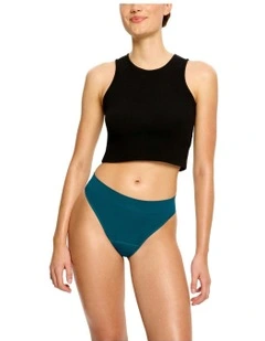 Modicomfort Seamless Hi Waist Period Underwear in Blue