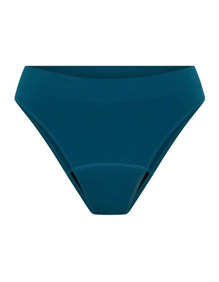 Modicomfort Seamless Hi Waist Period Underwear in Blue image 5