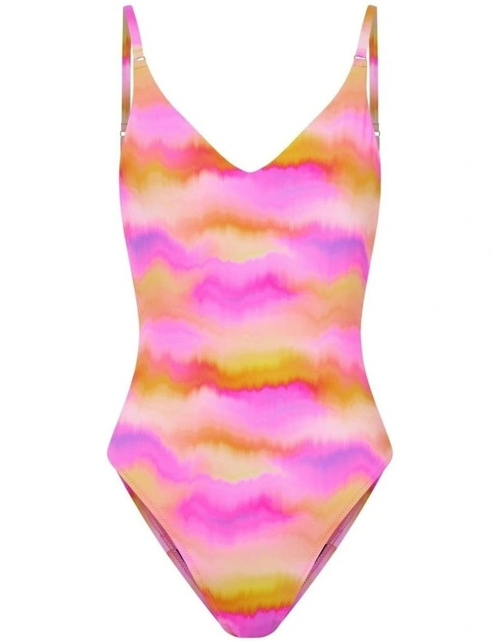 Period V Neck One Piece in Pink image 6