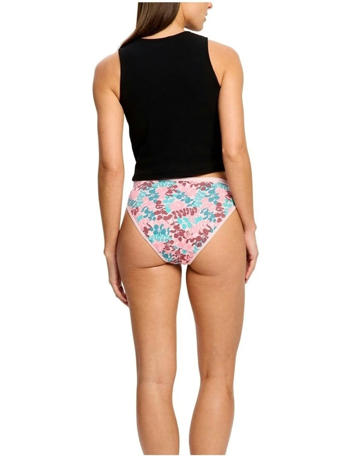 Classic Period Super Absorbency Bikini Brief in Pink image 2