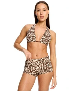 Sea Swirl Period Short in Brown