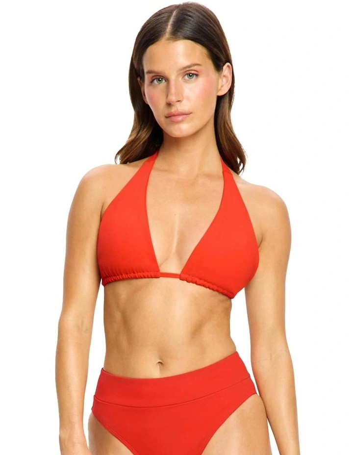 Swimwear Reversible Multiway Top in Poinciana image 1