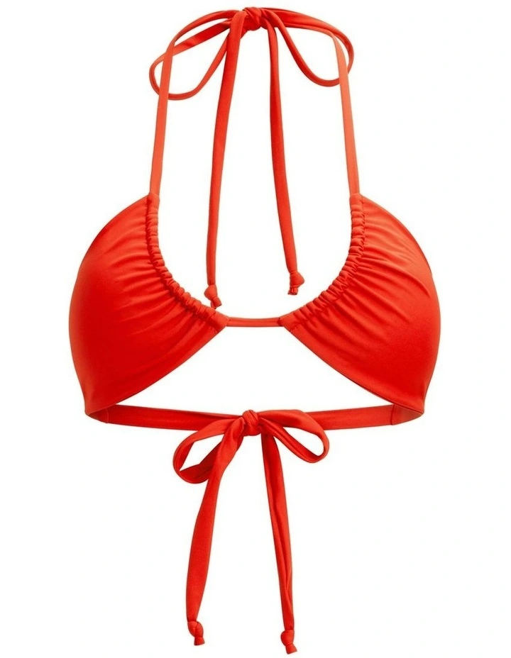 Swimwear Reversible Multiway Top in Poinciana image 6