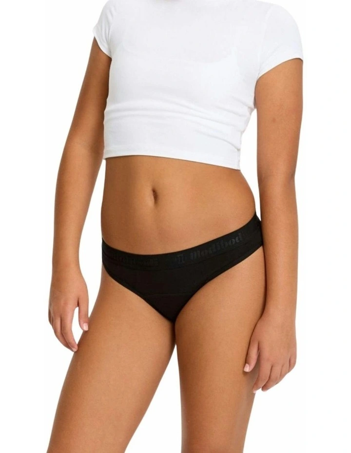 Underwear Period Kit with 2 Pack Hipster Bikini in Black image 5