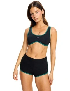 Swimwear Scoop Bikini Top in Black Orchid