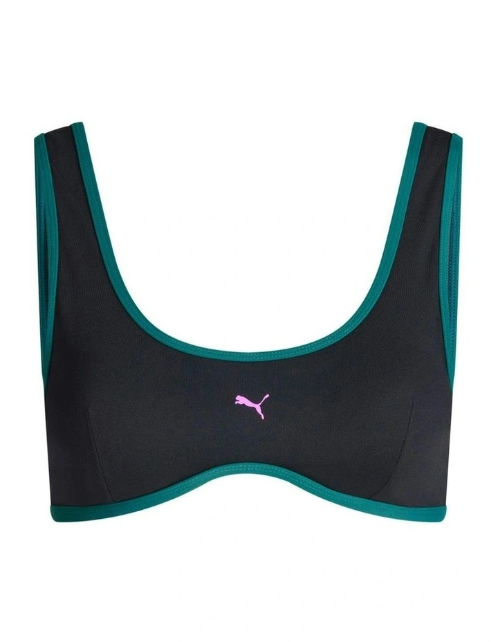 Swimwear Scoop Bikini Top in Black Orchid image 5