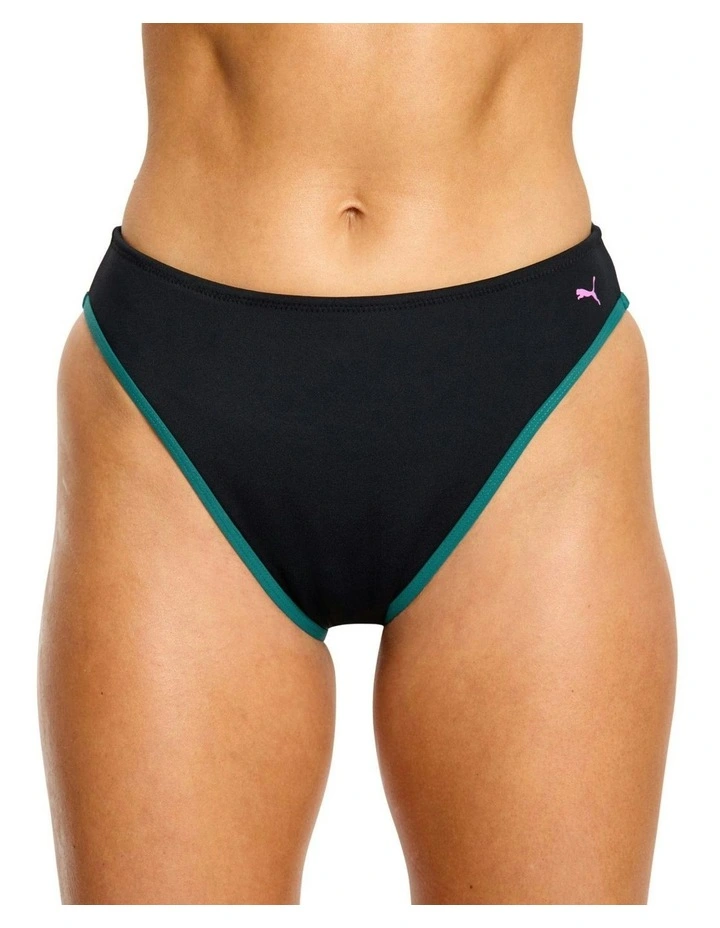 Hi-Leg Cheeky Bottom Super Absorbency Swimwear in Black Orchid image 4