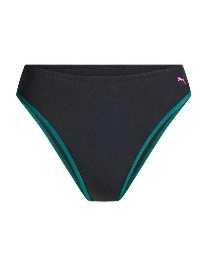 Hi-Leg Cheeky Bottom Super Absorbency Swimwear in Black Orchid image 5