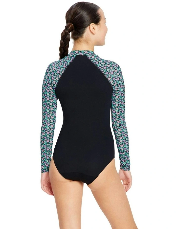 Teen Swimwear Paddlesuit Super Absorbency Luna Blossom in Black image 3