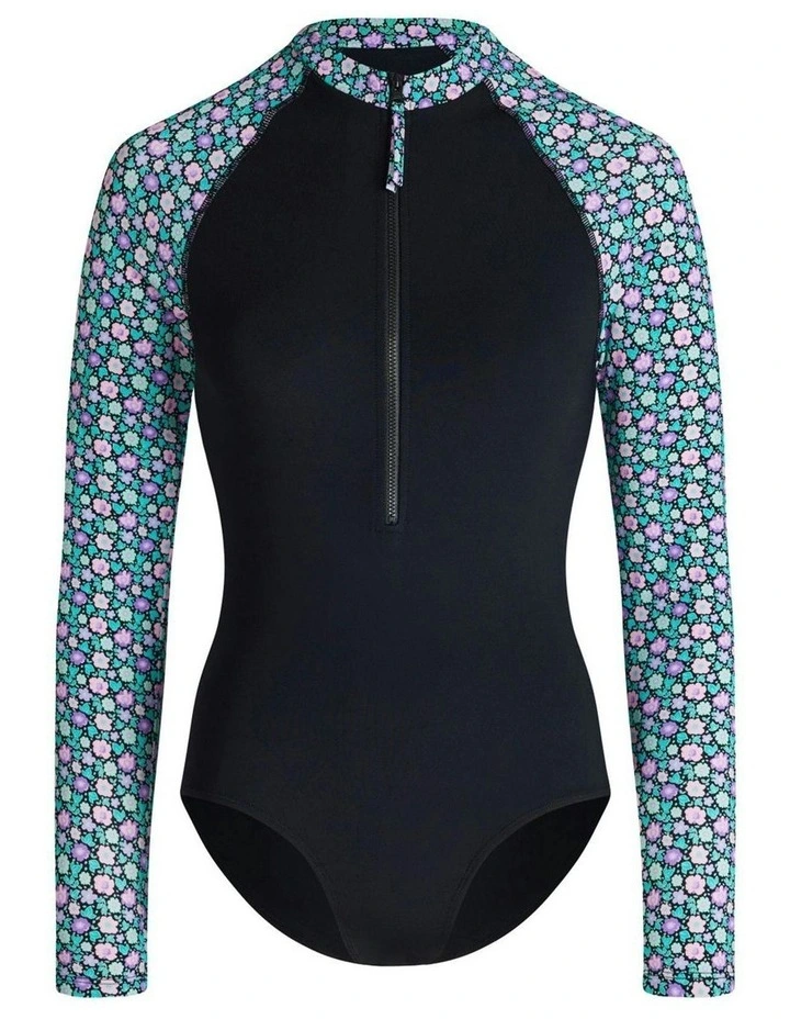 Teen Swimwear Paddlesuit Super Absorbency Luna Blossom in Black image 5