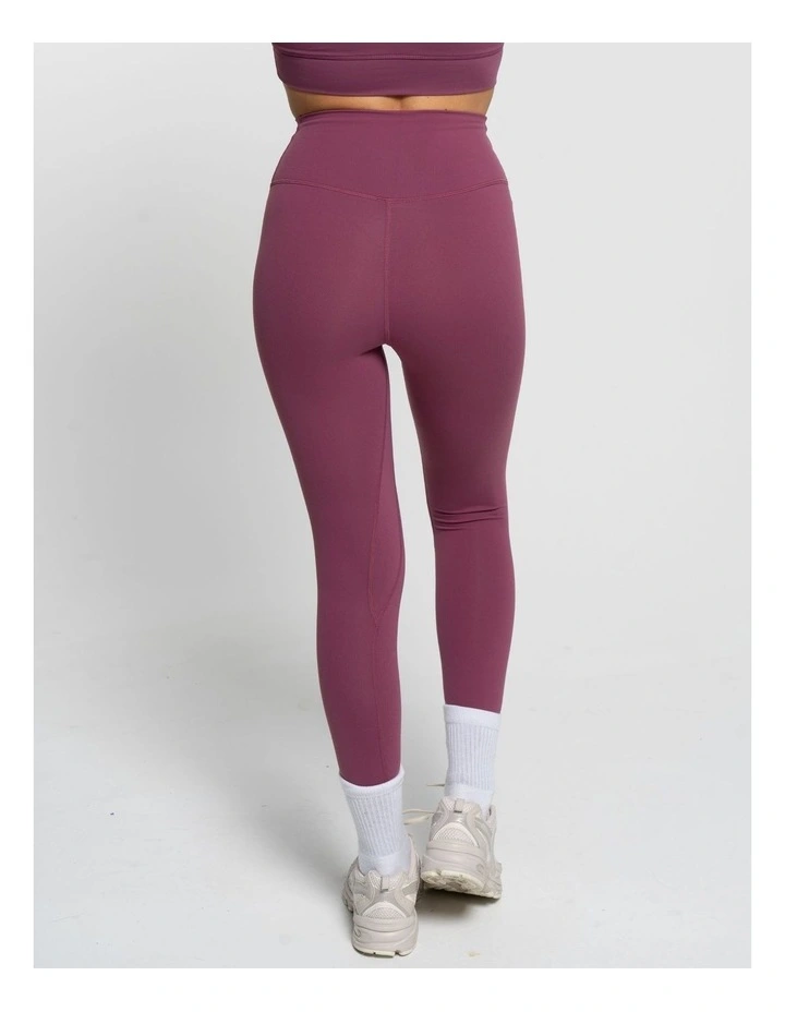 Staple Full Length Legging 2.0 in Merlot image 2