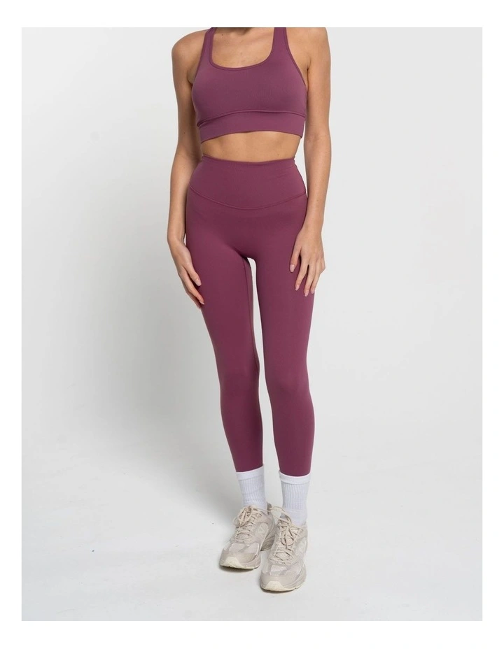 Staple Full Length Legging 2.0 in Merlot image 4