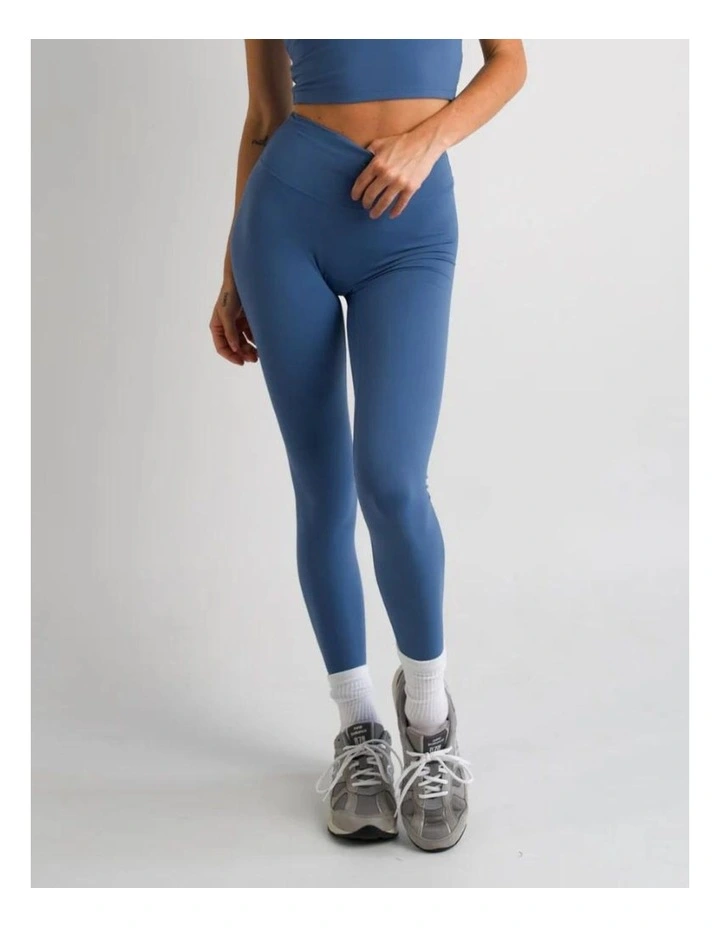 Not Your Basic Leggings in Slate Blue image 1