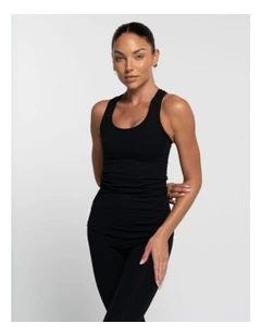 Racer Tank in Onyx