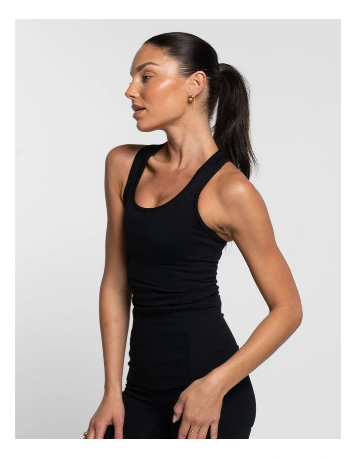 Racer Tank in Onyx image 3