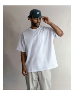 Luxe Oversized Tee in Arctic