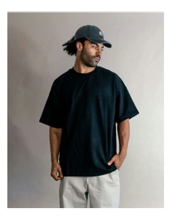 Luxe Oversized Tee in Onyx