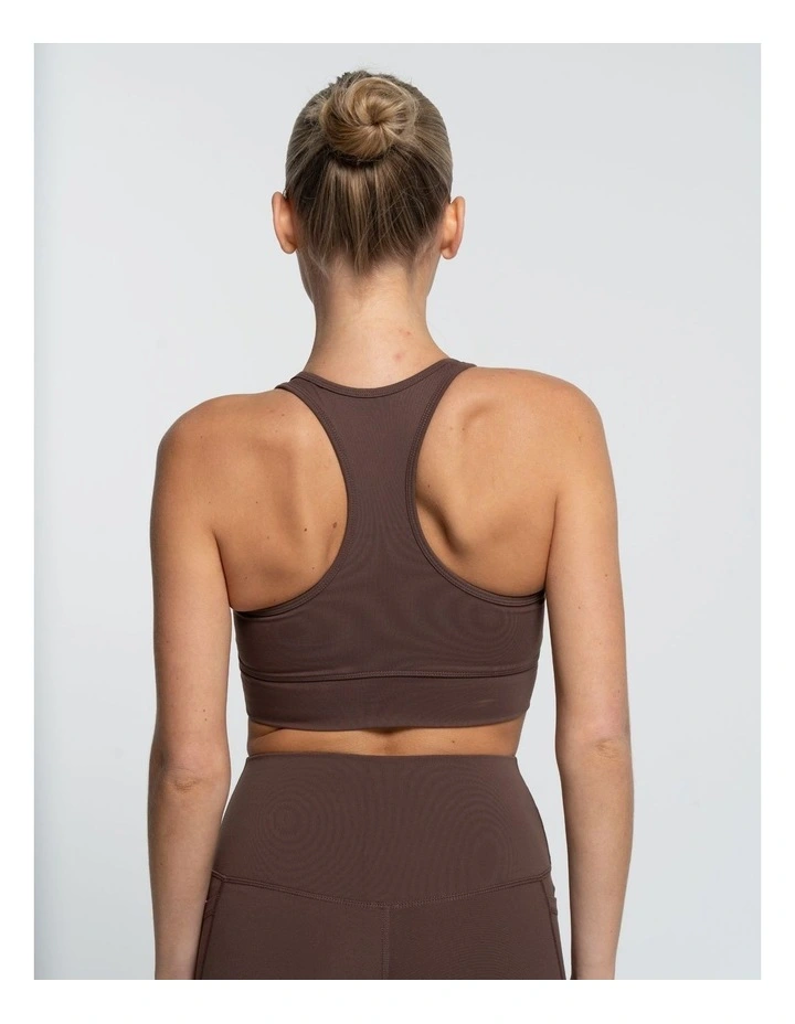 Racer Crop in French Roast image 2