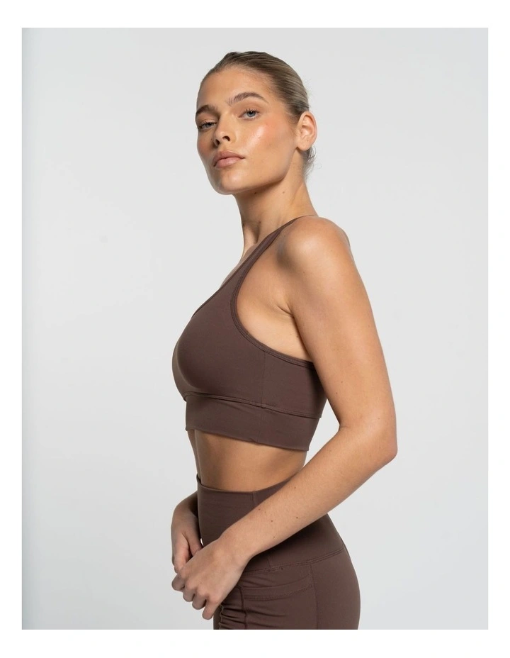 Racer Crop in French Roast image 3