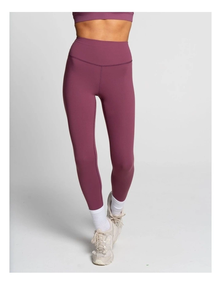 Staple Full Length Legging in Merlot image 1