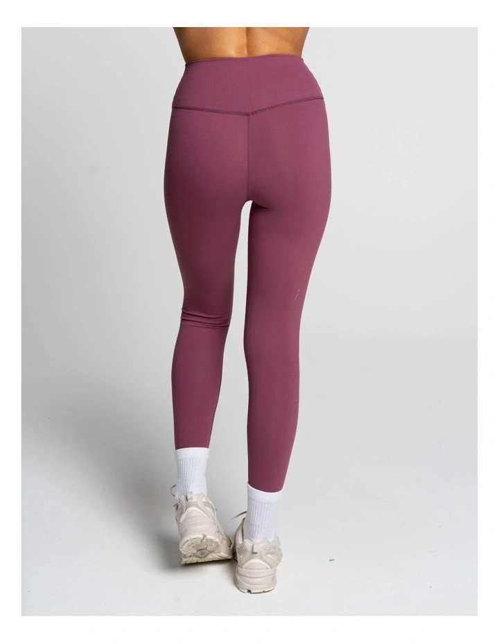 Staple Full Length Legging in Merlot image 2