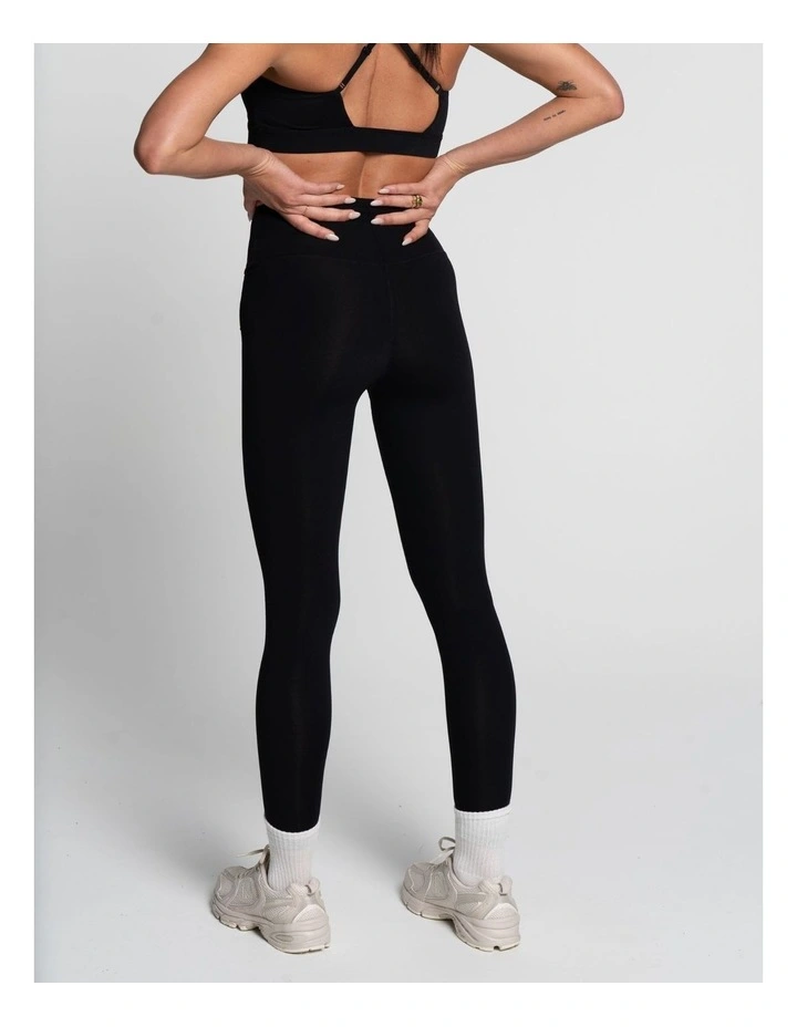 Staple Full Length Leggings in Onyx image 2