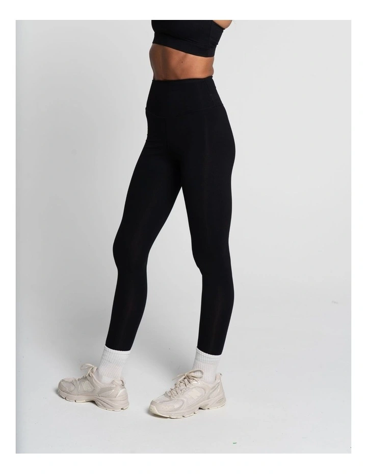 Staple Full Length Leggings in Onyx image 3
