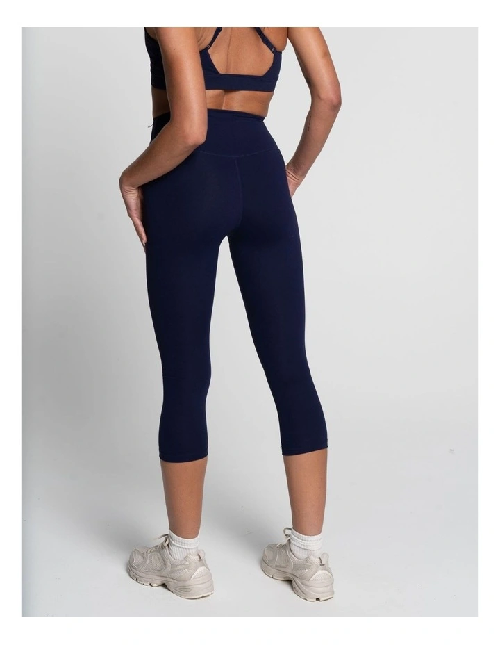 Hi-Rise 7/8 Legging in Marine image 2