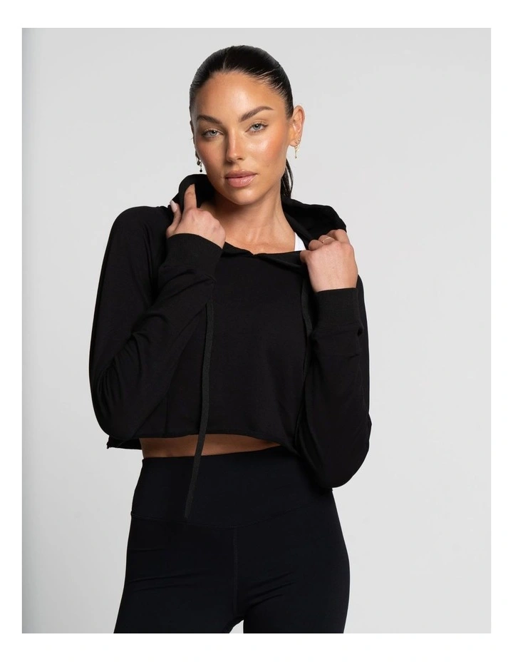 Cropped Hood in Onyx image 1
