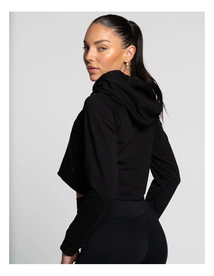 Cropped Hood in Onyx image 2