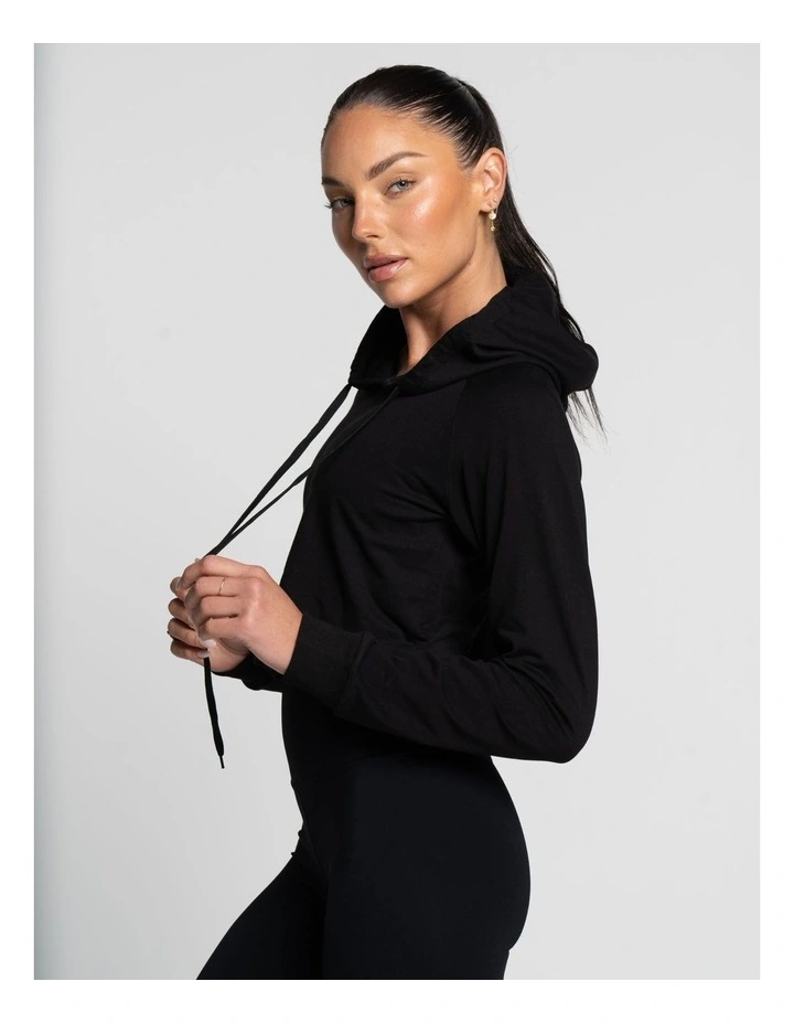 Cropped Hood in Onyx image 3