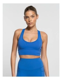 Classic Crop Top in Electric Blue